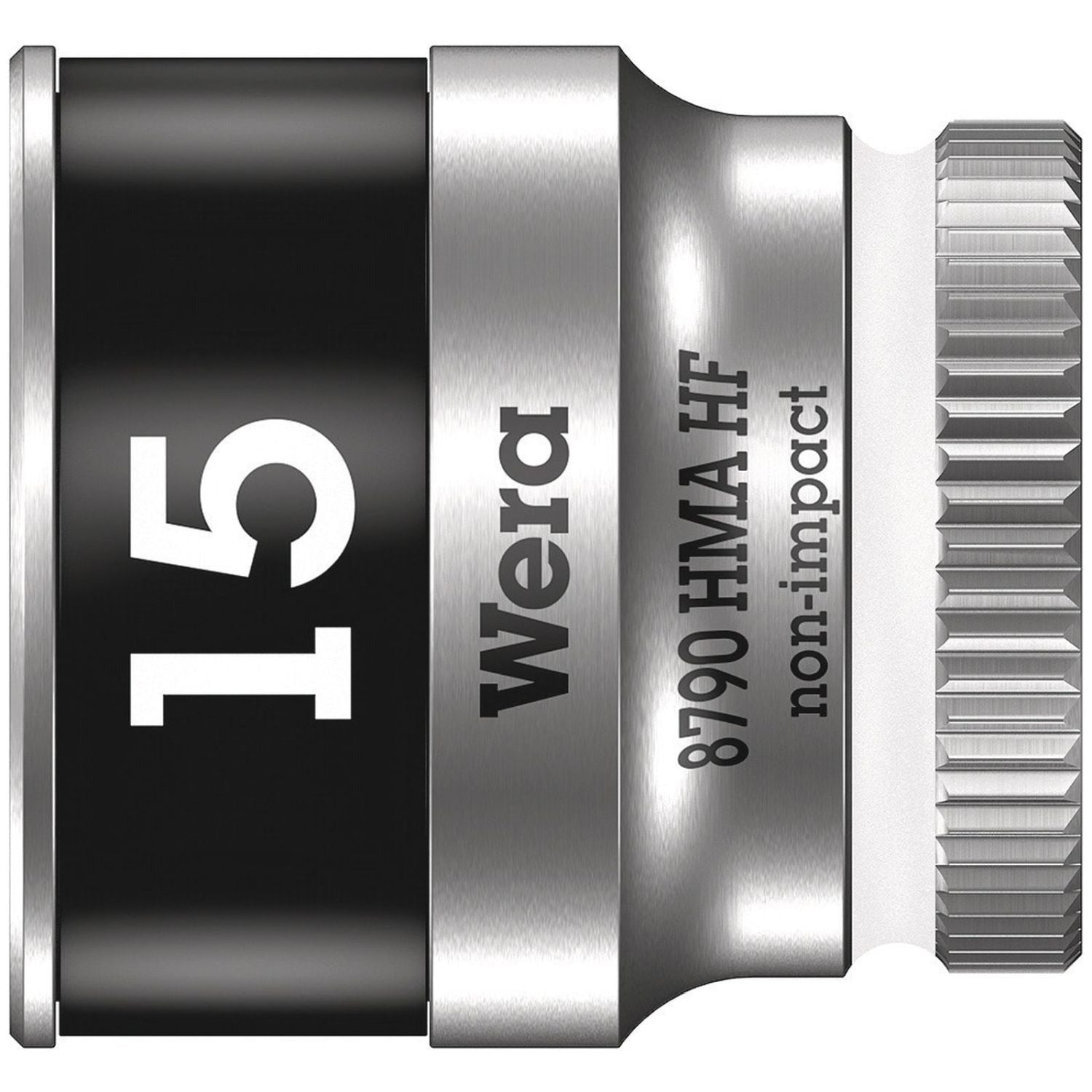 Wera 8790 Hma Hf Zyklop Socket With 1/4-in. Drive With Holding Function, 15x23-mm.