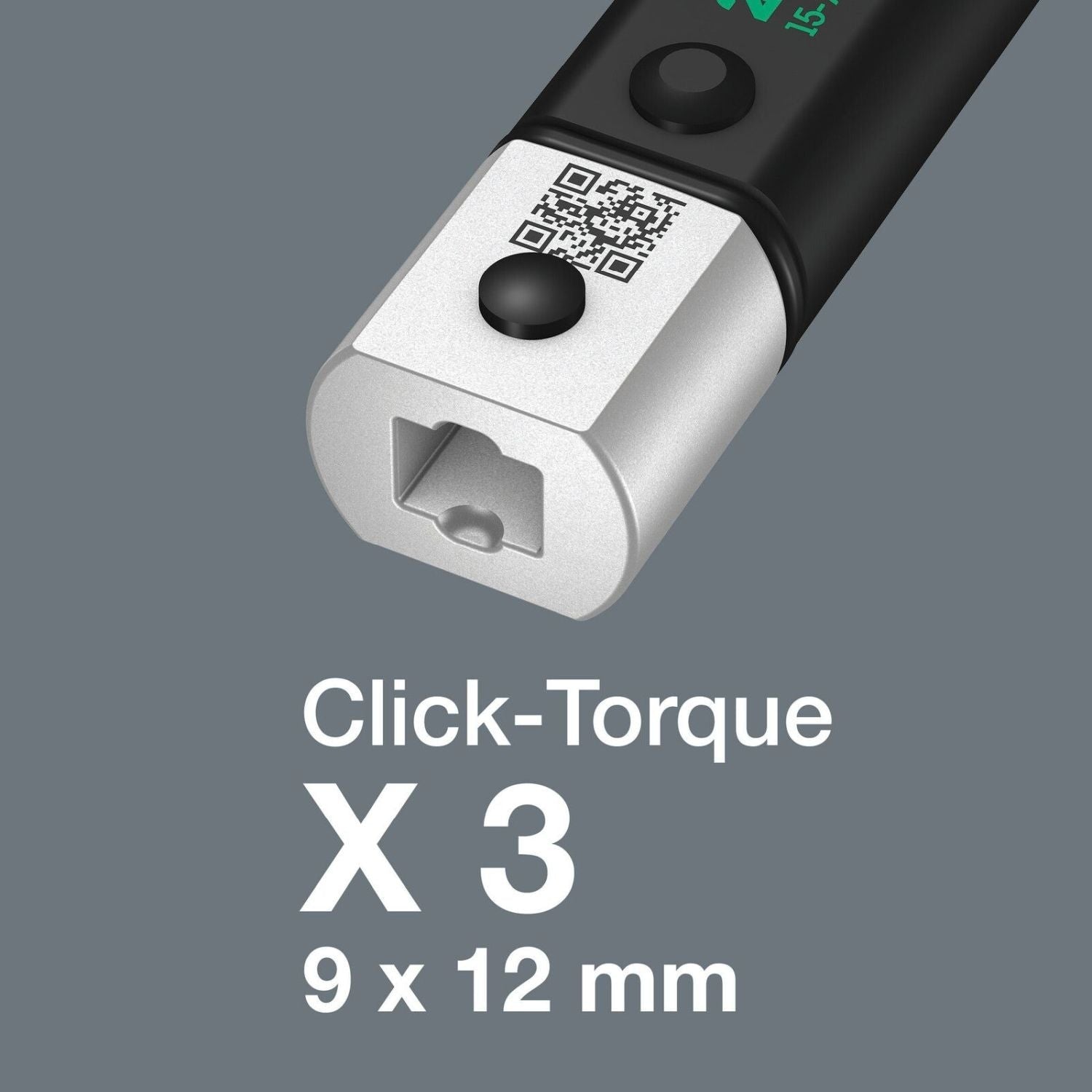 Wera Click-Torquex3 Torque Wrench For Insert Tools, 20-100 Nm, 9X12x20-100 Nm
