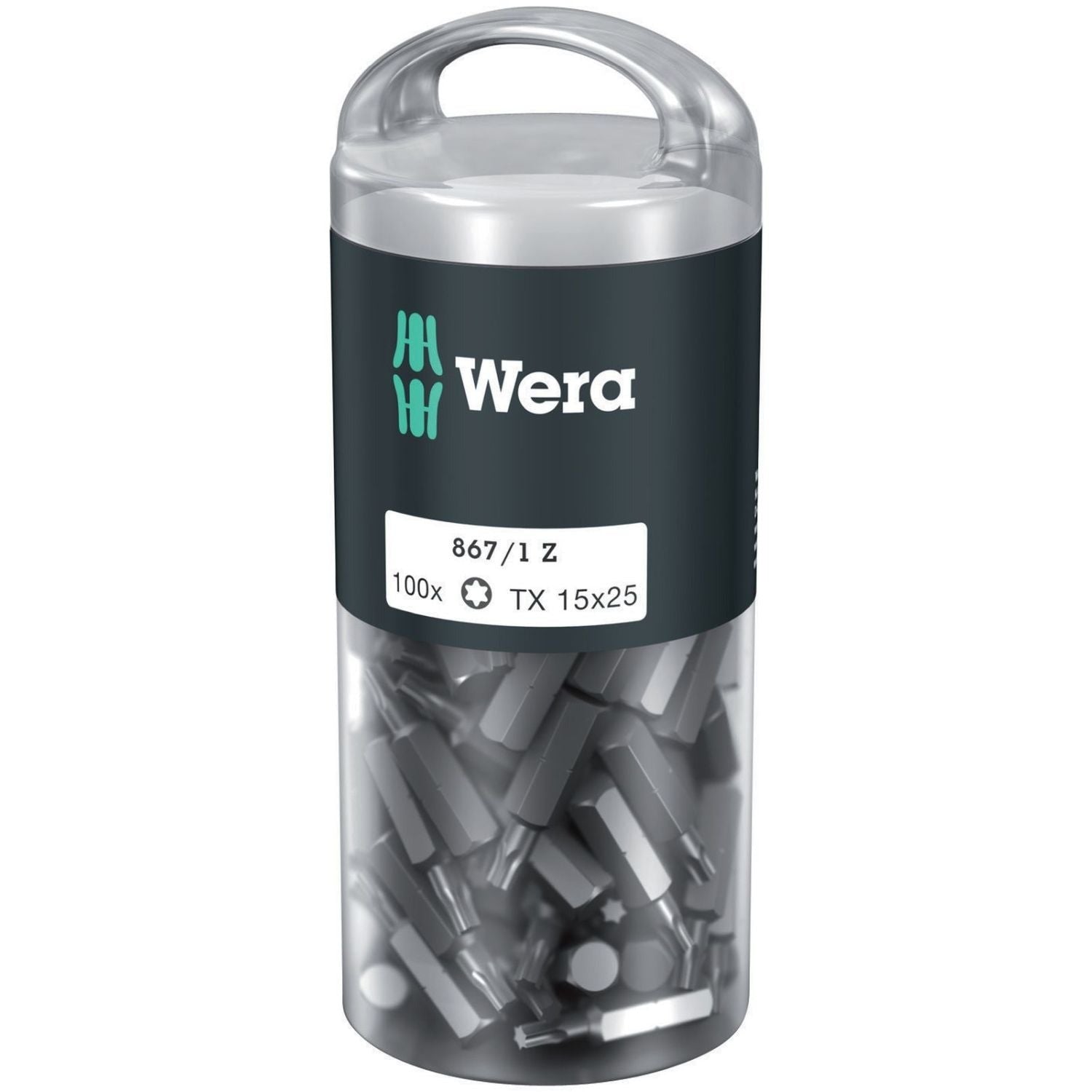 Wera 867/1 Torx Diy 100, Torx 15x25-mm., 100-Pieces