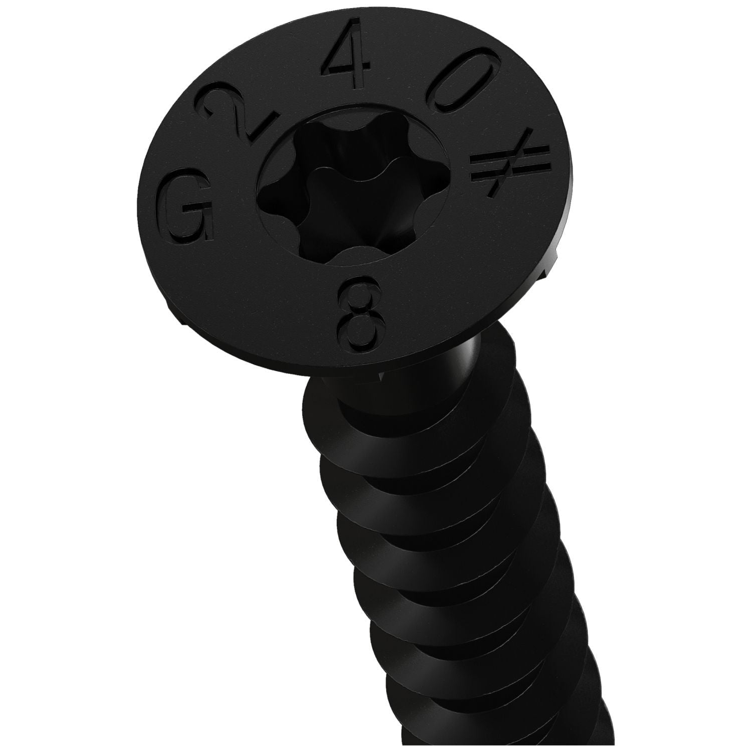 Simpson Strong-Tie SDCF8X240 Strong-Drive SDCF TIMBER-CF Screw, 0.315-in. x 9-1/2-in. T40, E-Coat, 250-Pack