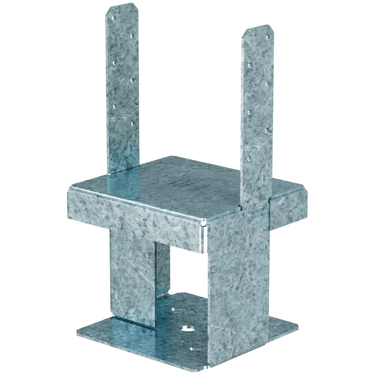 Simpson Strong-Tie PPB66-4Z PPBZ Porch Post Base for 6x6 Post and 4-in. Slab