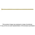 Simpson Strong-Tie SDCF221334 Strong-Drive SDCF TIMBER-CF Screw, 0.315-in. x 13-3/4-in. T40, Yellow Zinc, 250-Pack
