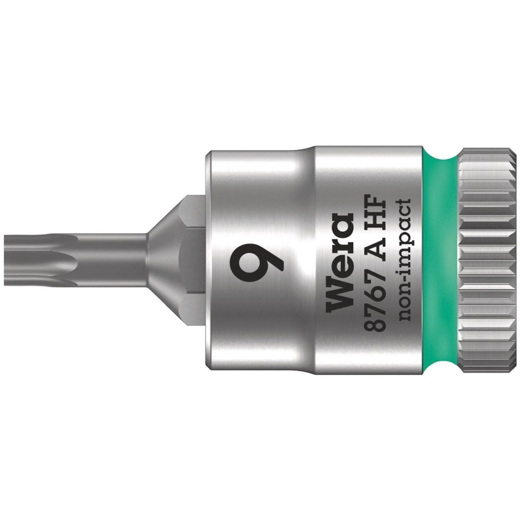 Wera 8767 A Hf Torx Zyklop Bit Socket With Holding Function, 1/4-in. Drive, Torx 9x28-mm.