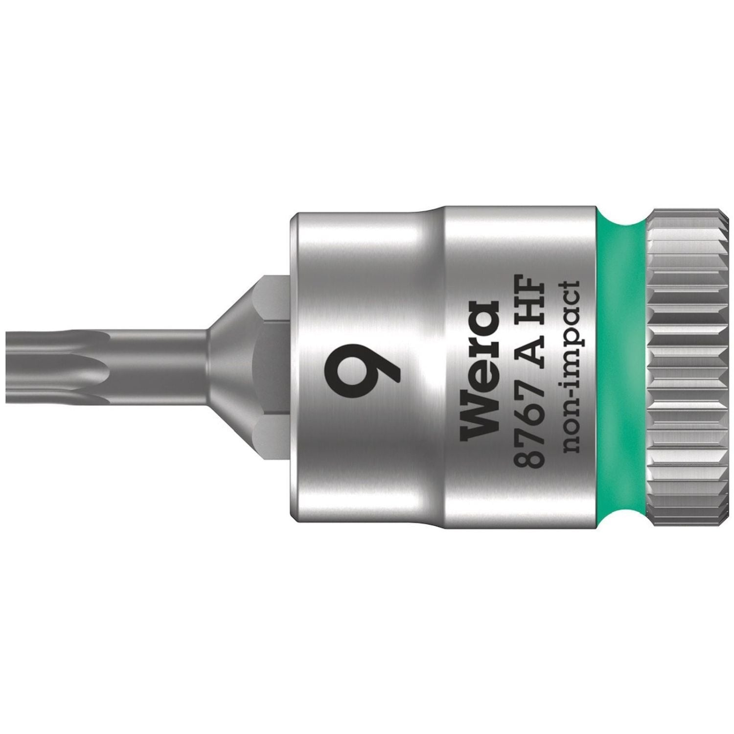 Wera 8767 A Hf Torx Zyklop Bit Socket With Holding Function, 1/4-in. Drive, Torx 9x28-mm.