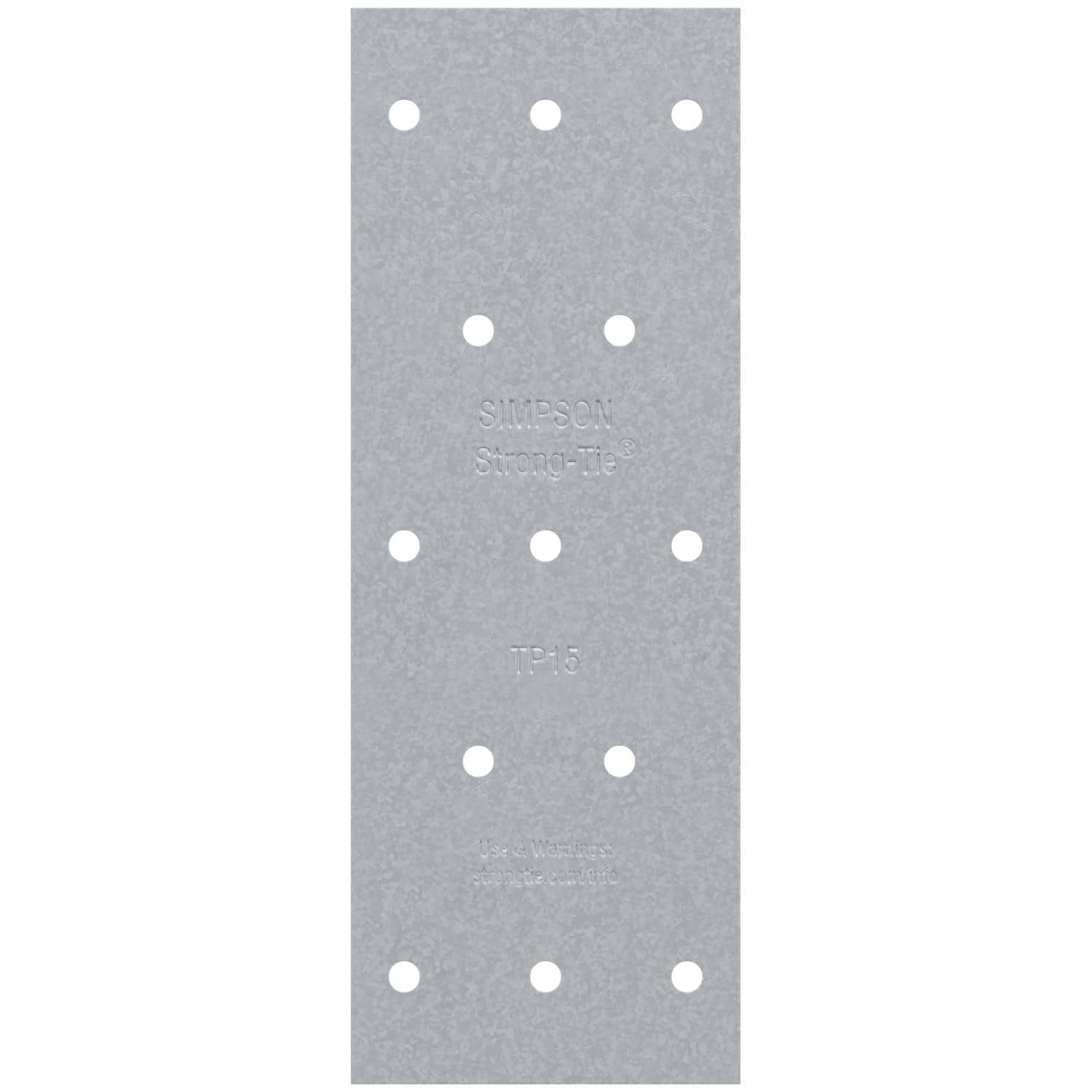 Simpson Strong-Tie TP15 TP 1-13/16-in. x 5-in. 20-Gauge Galvanized Tie Plate