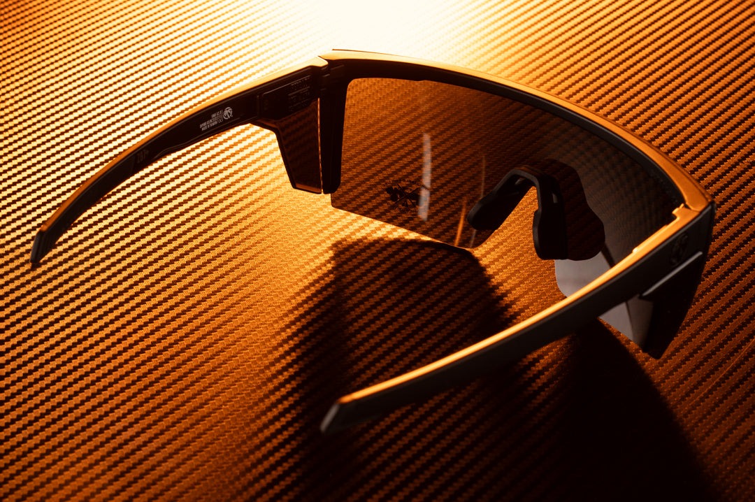 Heat Wave Performance Lazer Face Ultra Black Z87+ Sunglasses
