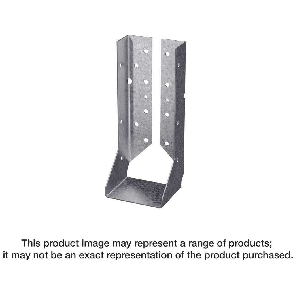Simpson Strong-Tie HUCQ410Z-SDSG HUCQ ZMAX Galvanized Heavy Face-Mount Concealed-Flange Joist Hanger for 4x10 w/ Screws