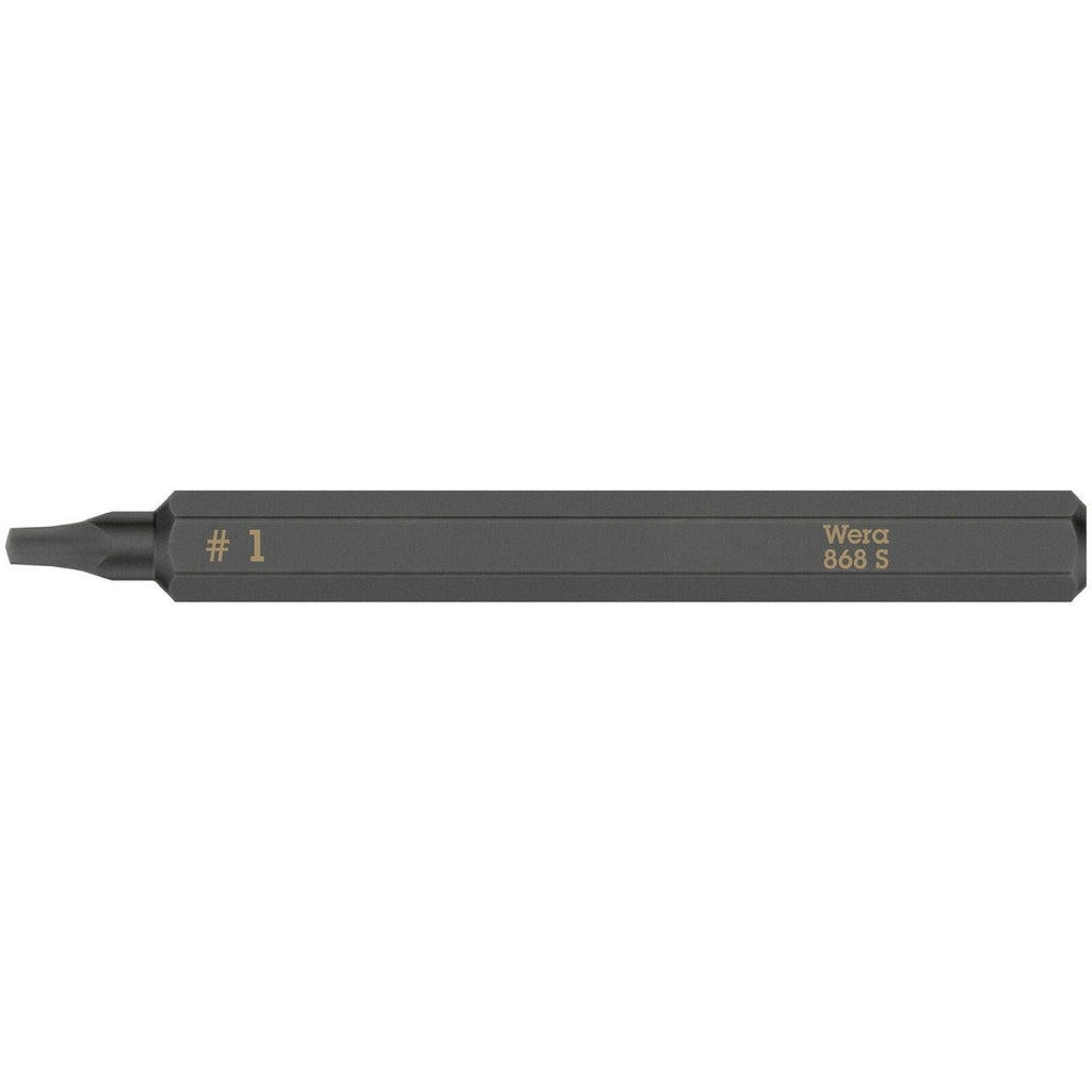 Wera 868 S Square Head Socket Bit For Impact Screwdrivers, # 1x70-mm.