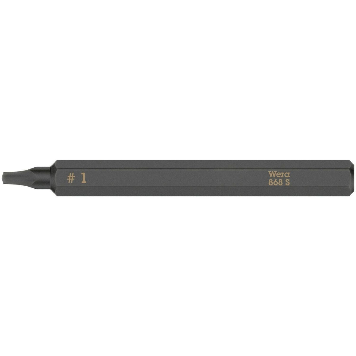 Wera 868 S Square Head Socket Bit For Impact Screwdrivers, # 1x70-mm.