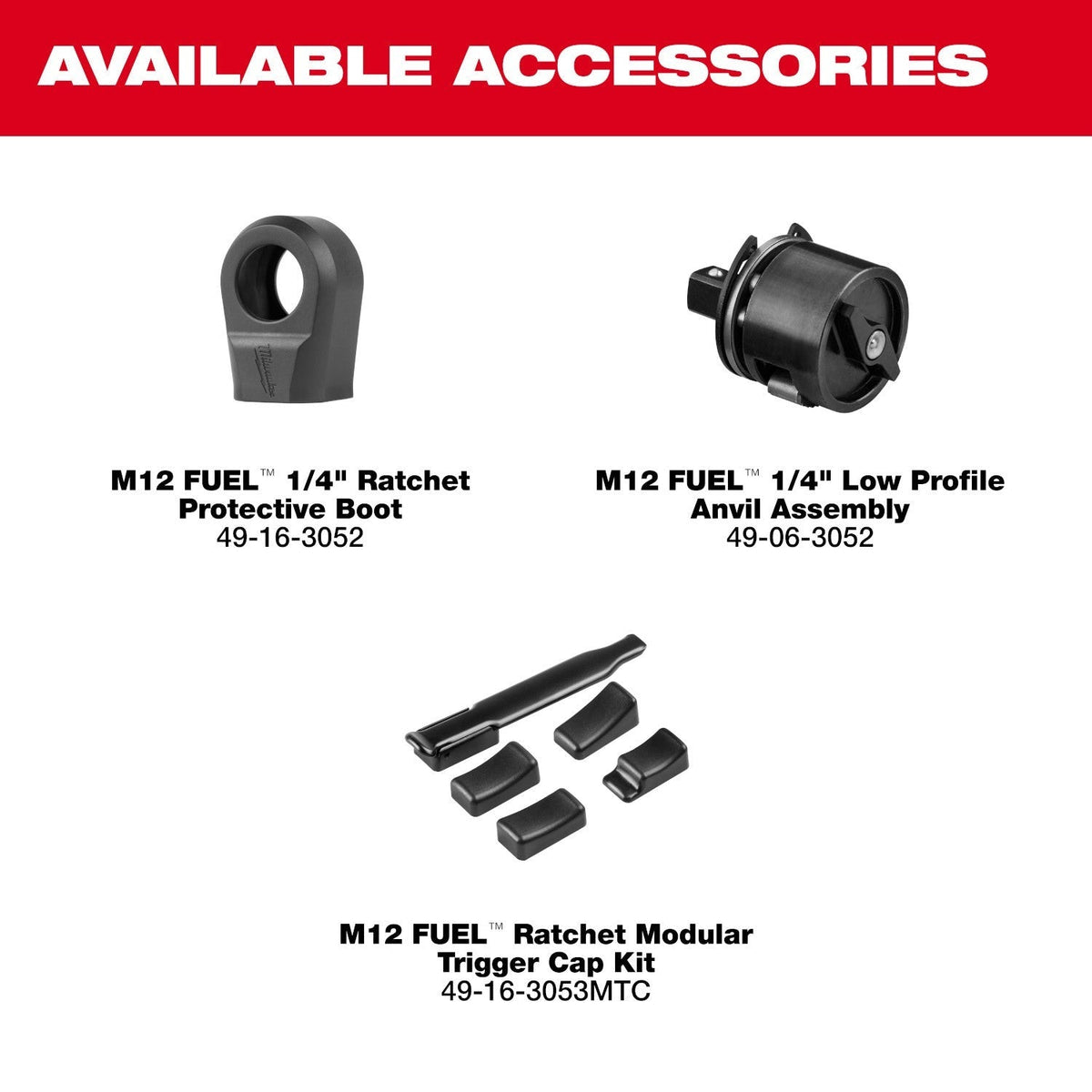 Milwaukee 3052-20 M12 FUEL Brushless 1/4-in. Ratchet, Tool Only