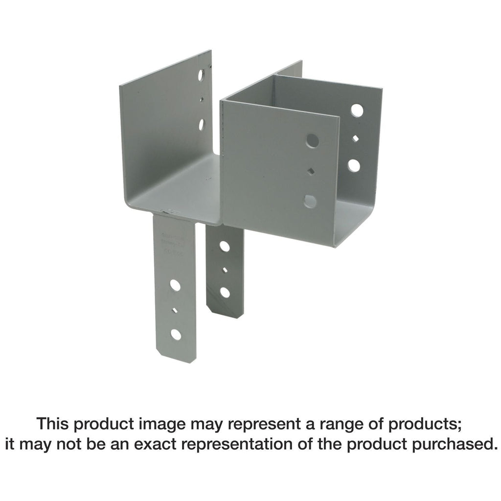 Simpson Strong-Tie ECCLL666HDG ECCLL HDG L-Shape End Column Cap for 6x Beams, 6x Post, Skewed Left
