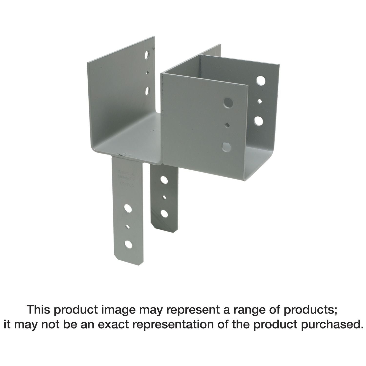 Simpson Strong-Tie ECCLL666HDG ECCLL HDG L-Shape End Column Cap for 6x Beams, 6x Post, Skewed Left