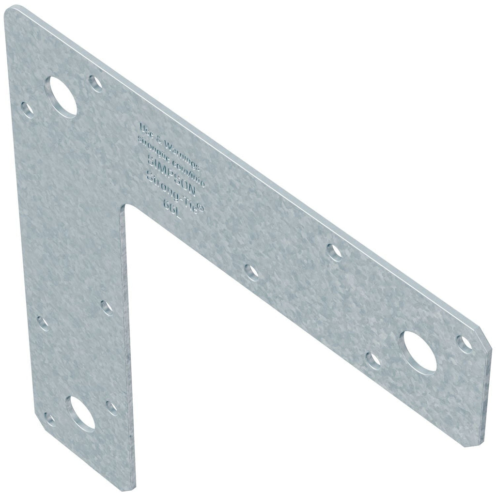 Simpson Strong-Tie 66L 6-in. x 6-in. 14-Gauge Galvanized L Strap