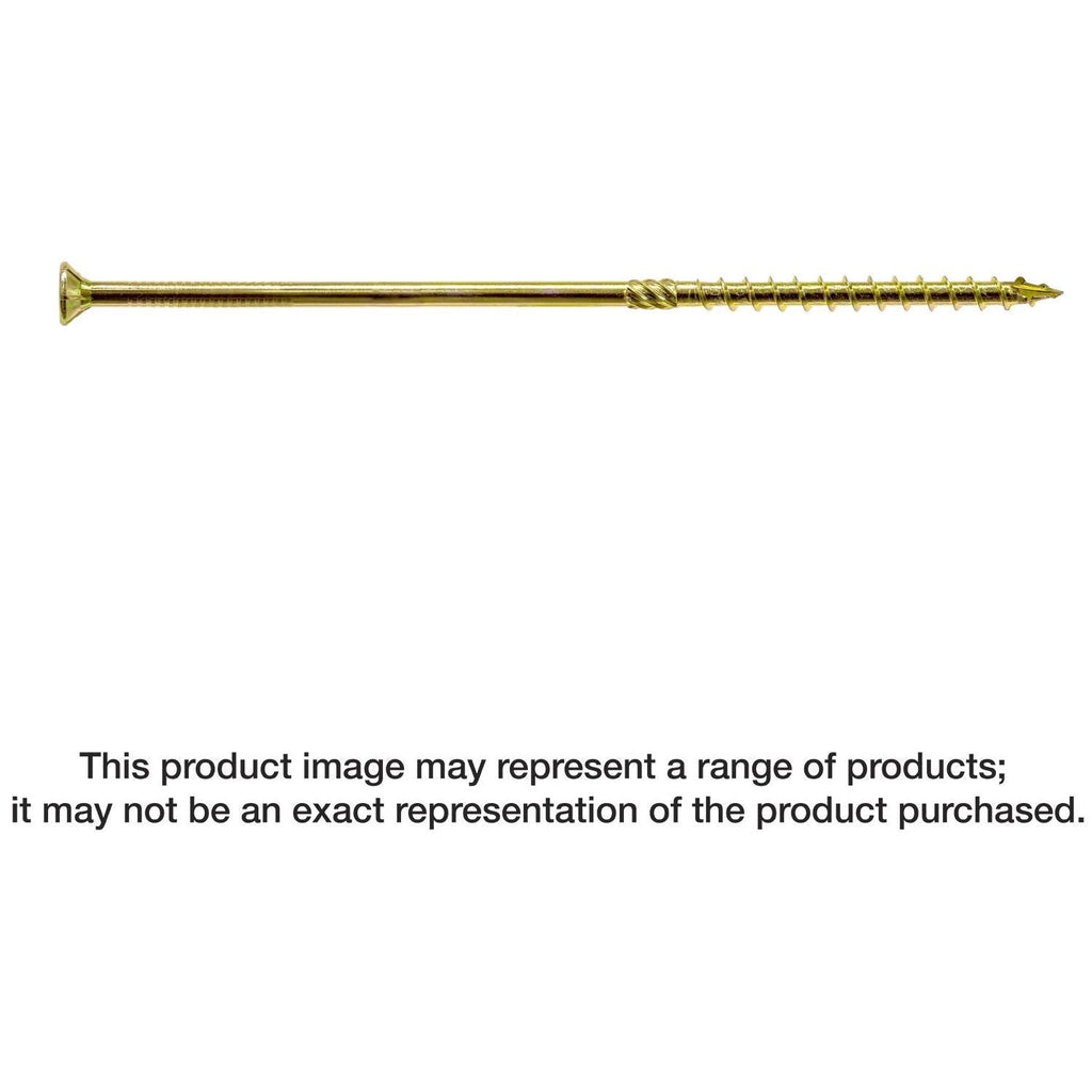 Simpson Strong-Tie SDCP22858 Strong-Drive SDCP TIMBER-CP Screw, 0.315-in. x 8-5/8-in. T40, Yellow Zinc, 250-Pack