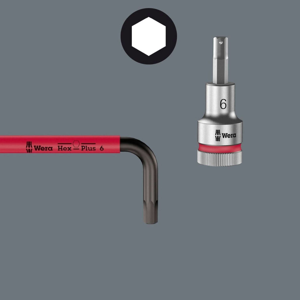 Wera 950 Spks L-Key Multicolour, Imperial, Blacklaser, 5/32-in.x71-mm.