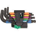Wera 950/9 Hex-Plus Multicolour 2 L-Key Set, Metric, Blacklaser, 9-Pieces