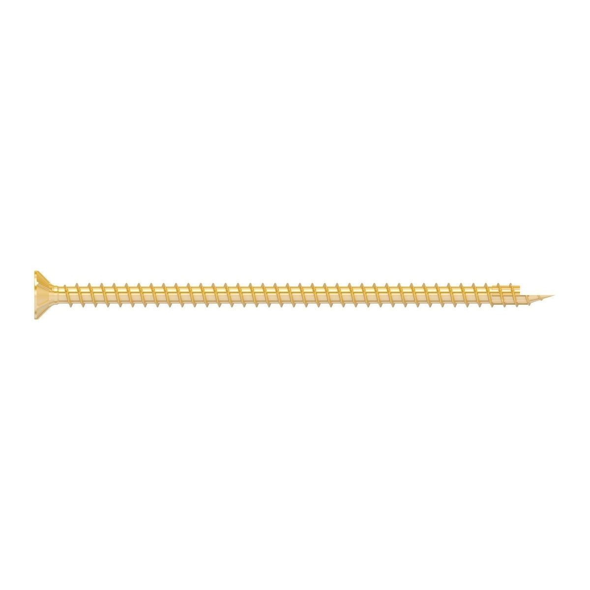Simpson Strong-Tie SDCF22614 Strong-Drive SDCF TIMBER-CF Screw, 0.315-in. x 6-1/4-in. T40, Yellow Zinc, 250-Pack