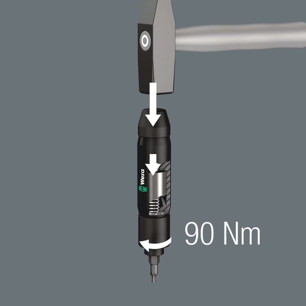 Wera 2090 Impact Driver 90 Nm, 5/16-in.x142-mm.