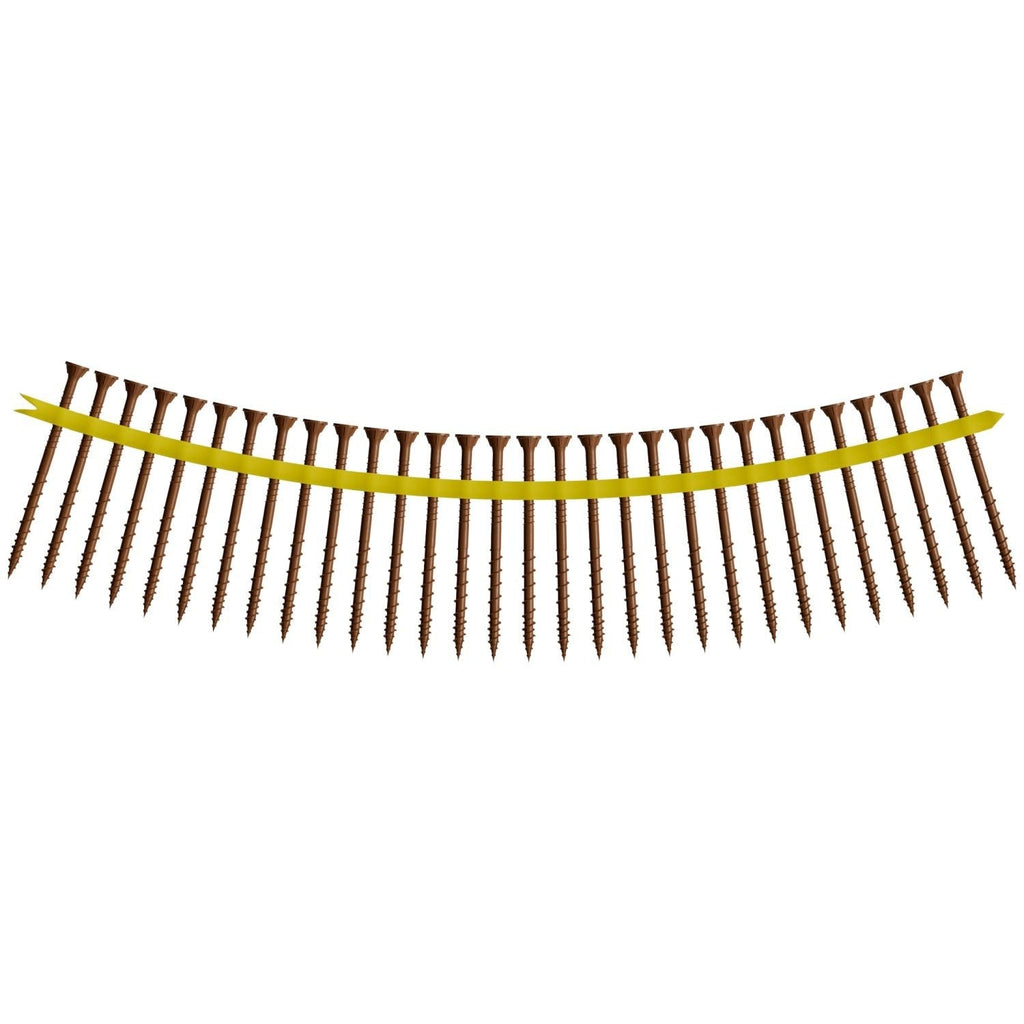 Simpson Strong-Tie DSVR3S Deck-Drive DSV WOOD Screw (Collated), #10 x 3-in. T25 6-Lobe, Red, 1000-Pack