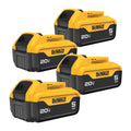 DeWalt DCB205 20V MAX 5.0Ah Lithium Ion Batteries, 4-Pack