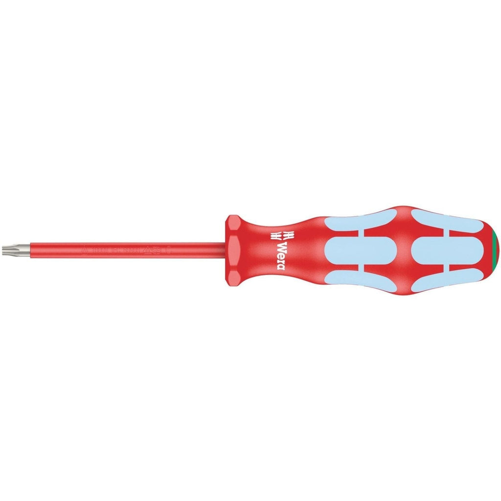 Wera 3167 I VDE Insulated Torx Screwdriver, Stainless Steel, Torx 25x100-mm.