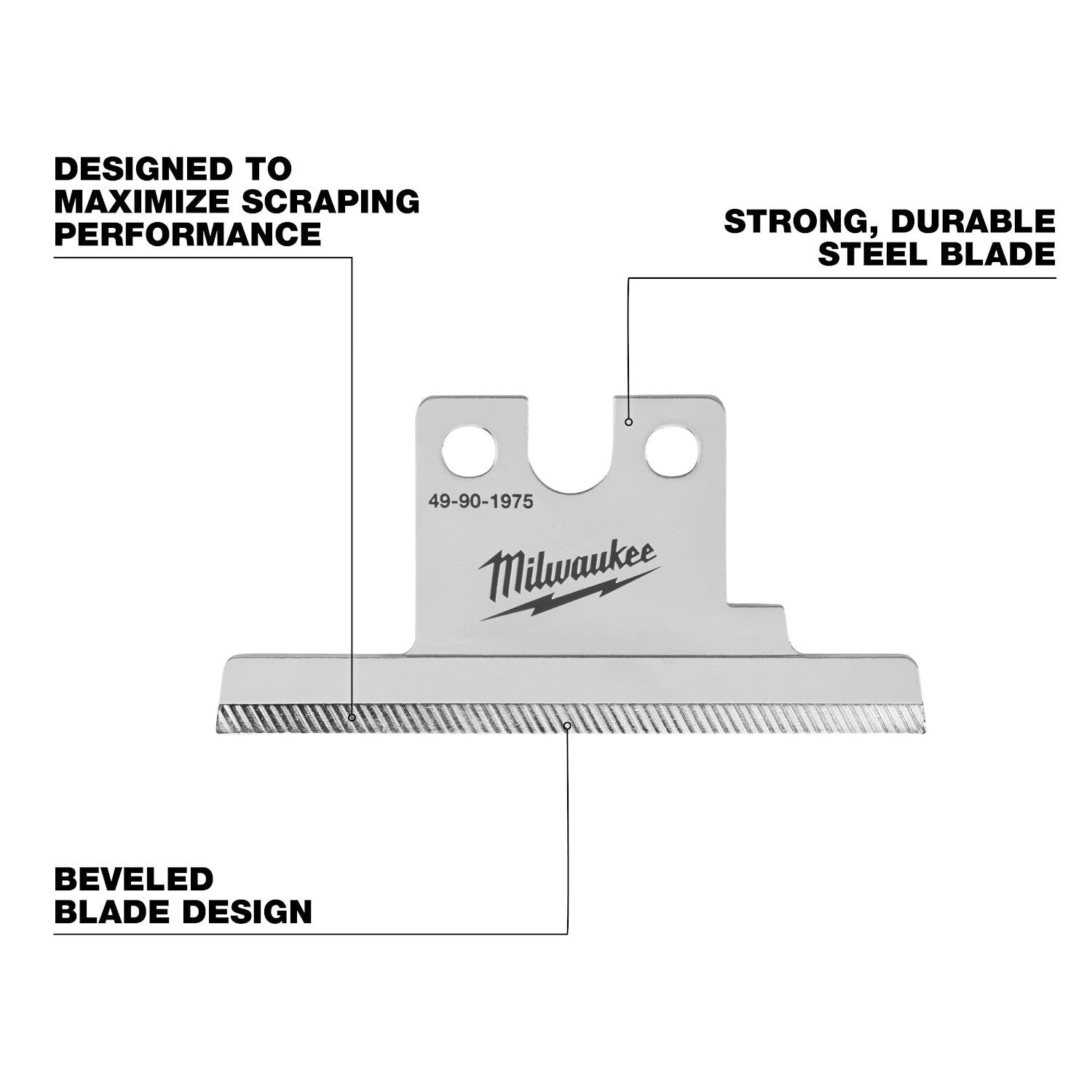 Milwaukee 49-90-1975 AIR-TIP Debris Scraper Blade 3-Pack