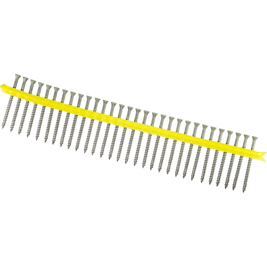 Simpson Strong-Tie DTH212S305GR03 Trim-Head Screw, Sharp Point (Collated), #7 x 2-1/2-in. #2 Square Type 305 Gray 03, 1000-Pack