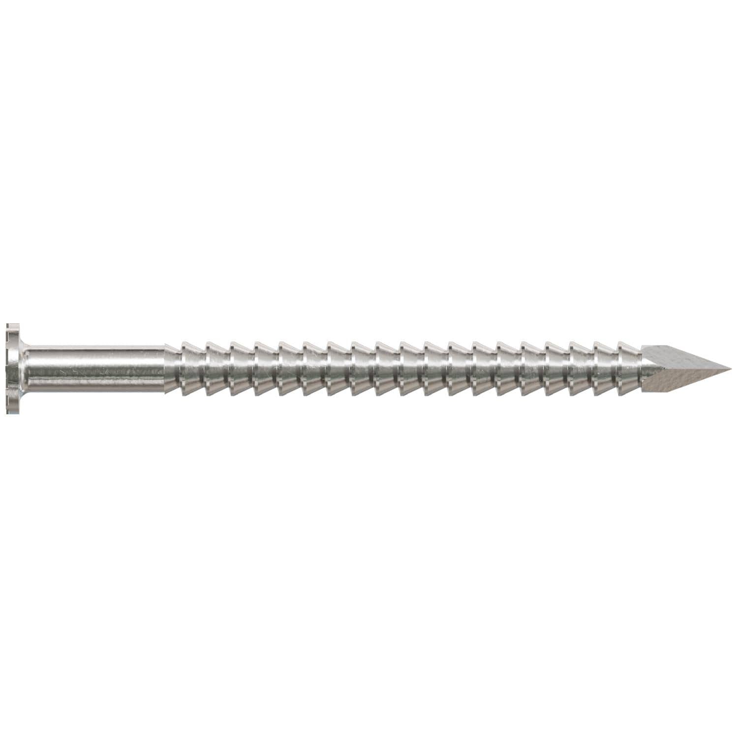 Simpson Strong-Tie T3SND-RP250 Wood Siding Nail, 1-1/4-in. x .083-in. Type 316 Stainless Steel, 250-Pack