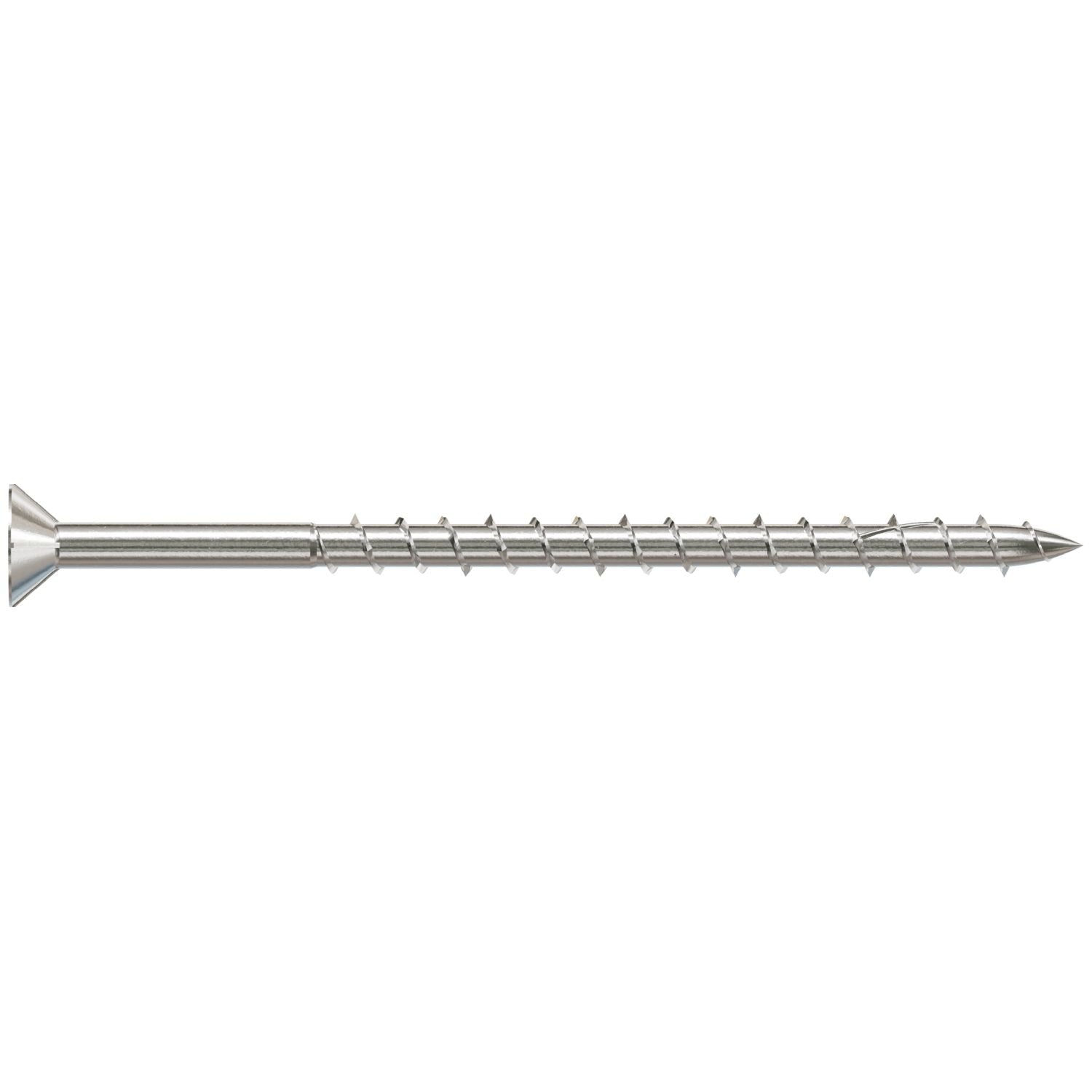 Simpson Strong-Tie S08300WPF5 Deck-Drive DWP WOOD SS Screw, #8 x 3-in. T-20, Flat Head, Type 305, 5-lb.