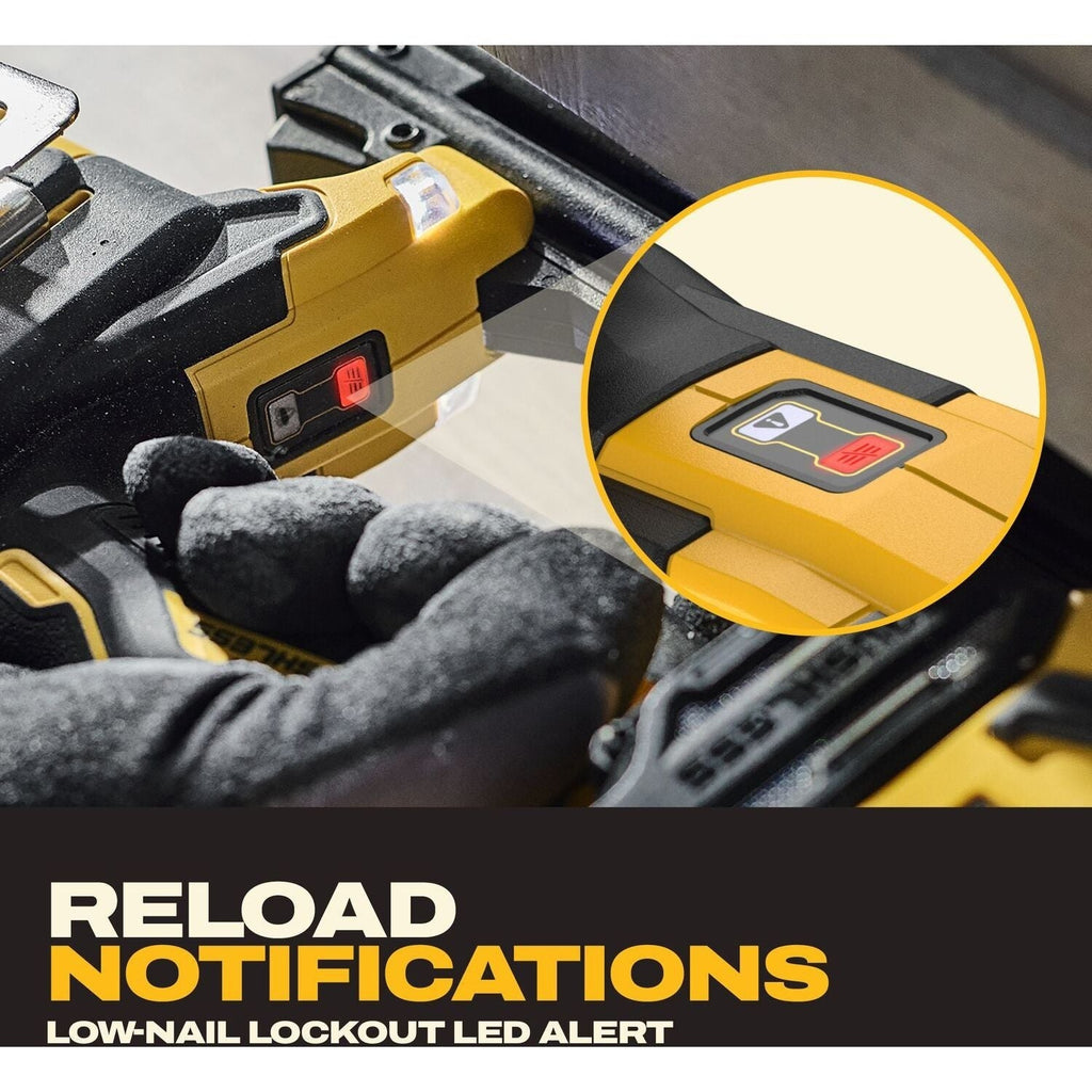 DeWALT DCN210E1 20V MAX XR 18Ga Brad Nailer Powerstack 1.7Ah Kit