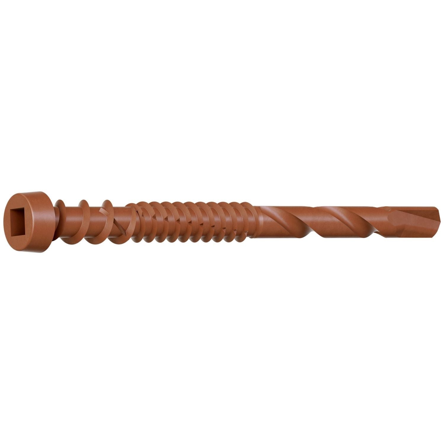 Simpson Strong-Tie DCSD238STN01 Deck-Drive DCSD COMPOSITE-TO-STEEL Screw (Collated), #10 x 2-3/8-in. Quik Guard Tan 01, 1000-Pack