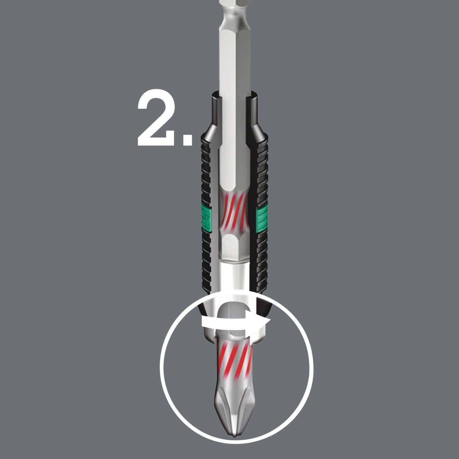 Wera 840/1 Btz Bit, 6x25-mm.