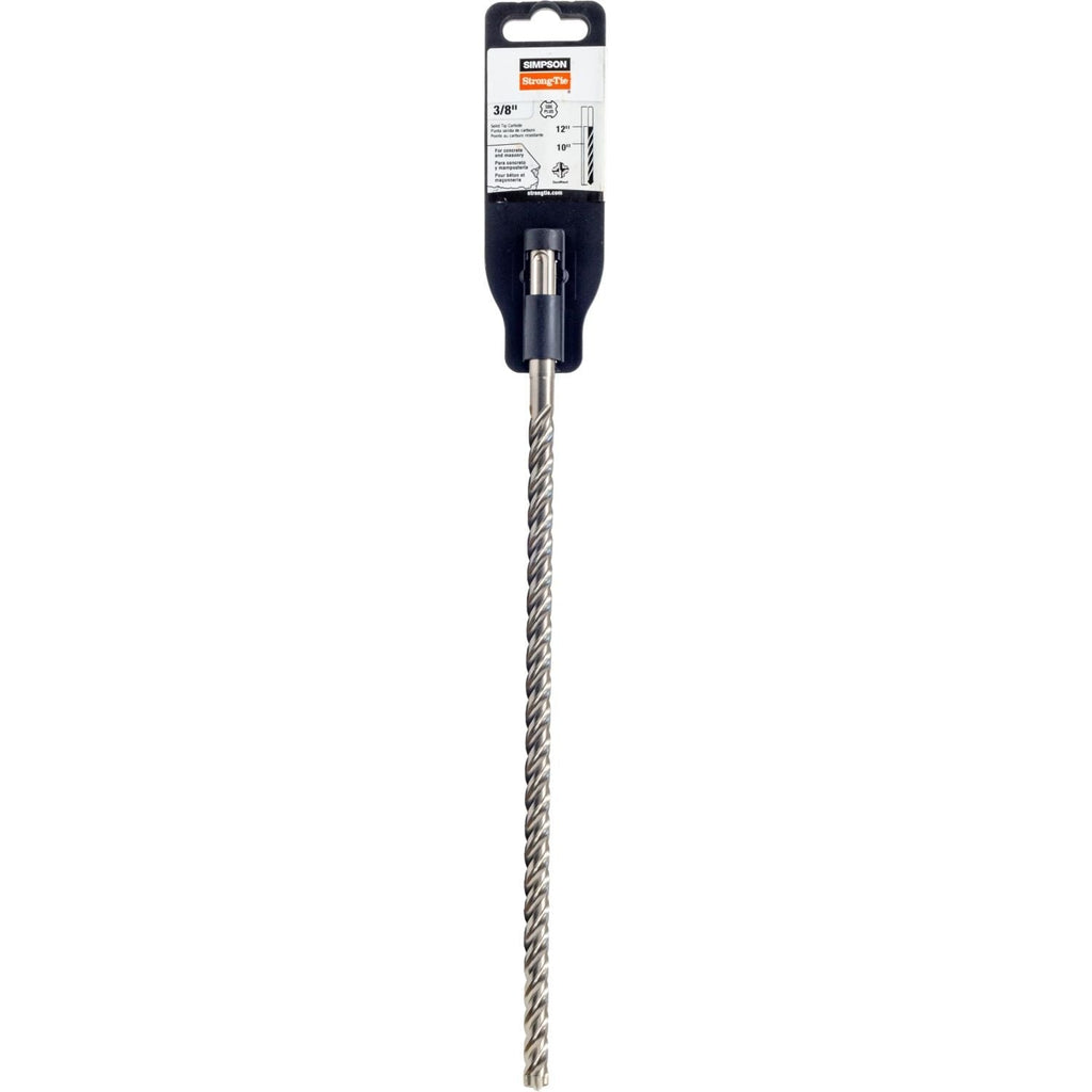 Simpson Strong-Tie MDPL03712S 3/8-in. x 12-1/4-in. SDS-plus Shank Solid-Tip Carbide Drill Bit