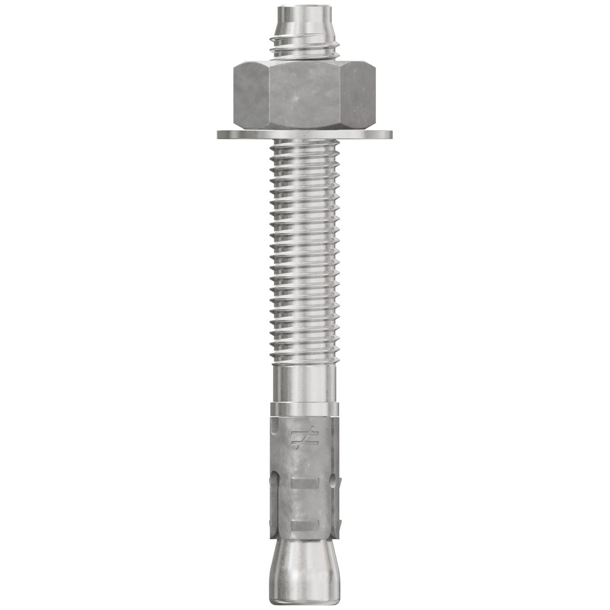 Simpson Strong-Tie STB2-50414S6F25 Strong-Bolt 2, 1/2-in. x 4-1/4-in. Type 316 Stainless-Steel Wedge Anchor, Fully Assembled, 25-Pack