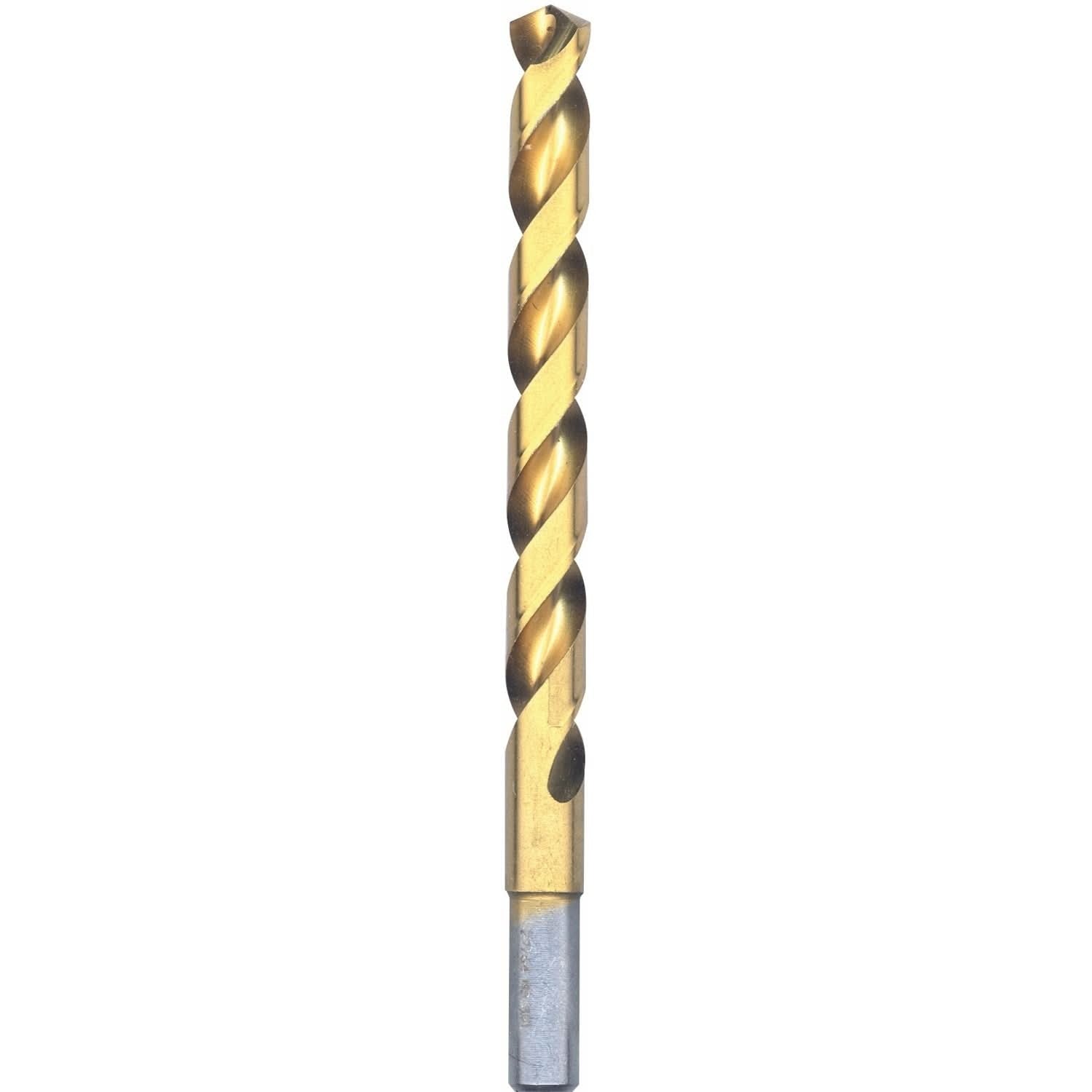Bosch TI2154 27/64 In. x 5-3/8 In. Titanium-Coated Drill Bit