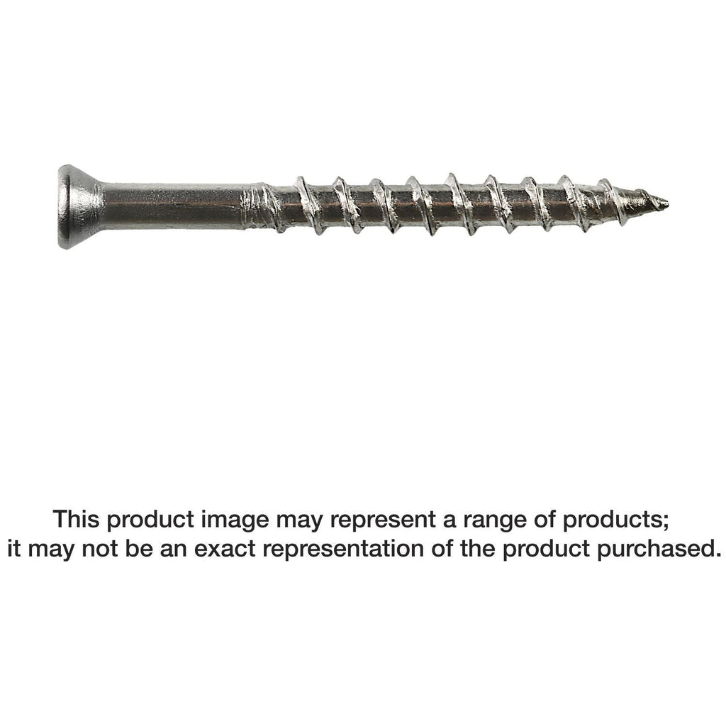 Simpson Strong-Tie T08125WPB Deck-Drive DWP WOOD SS Screw, #8 x 1-1/4-in. T-20, Flat Head, Type 316, 5000-Pack