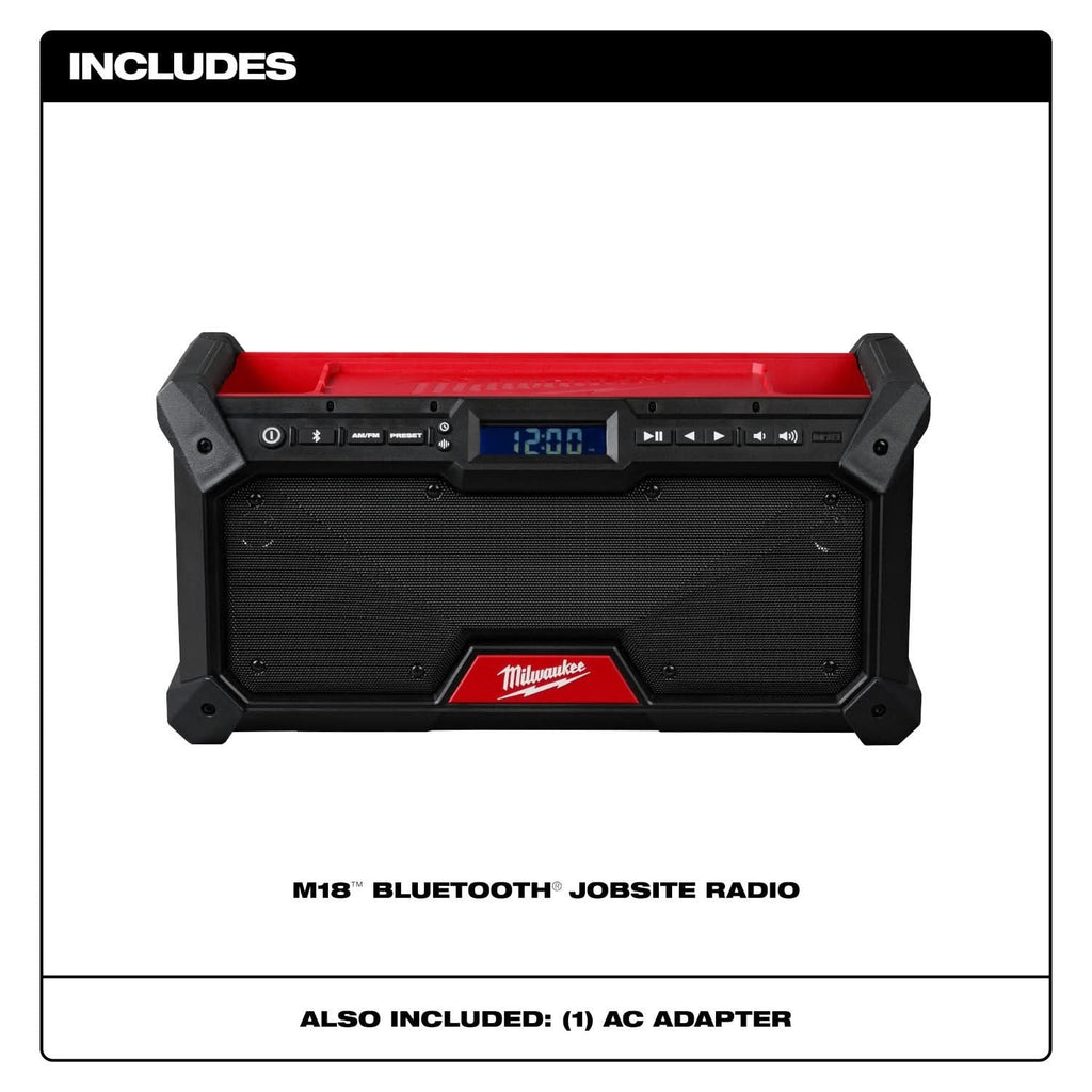 Milwaukee M18 Bluetooth Jobsite Radio, Tool Only (PROMO)