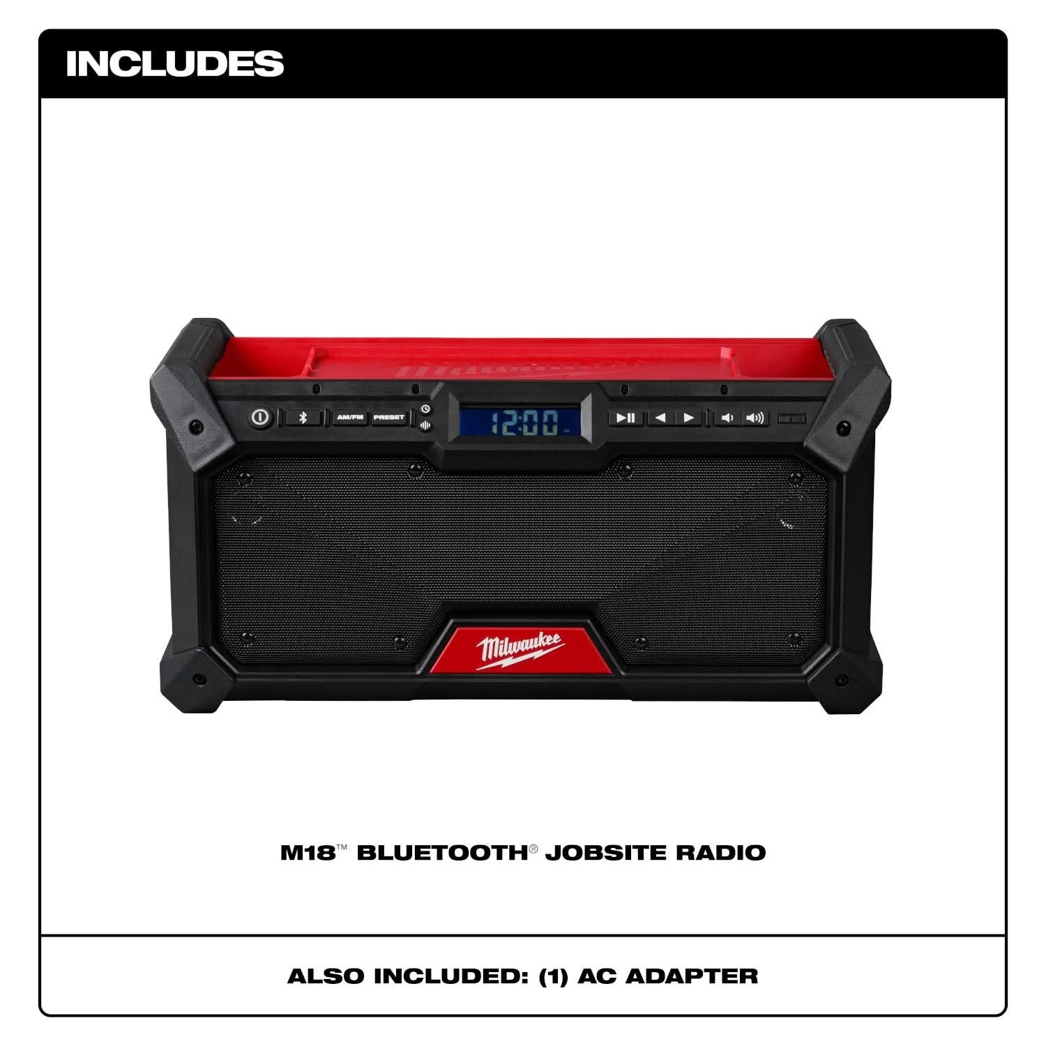 Milwaukee M18 Bluetooth Jobsite Radio, Tool Only (PROMO)