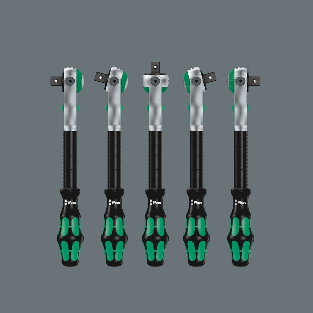 Wera 8100 Sa 9 Zyklop Speed Ratchet Set, 1/4-in. Drive, Imperial, 28-Pieces