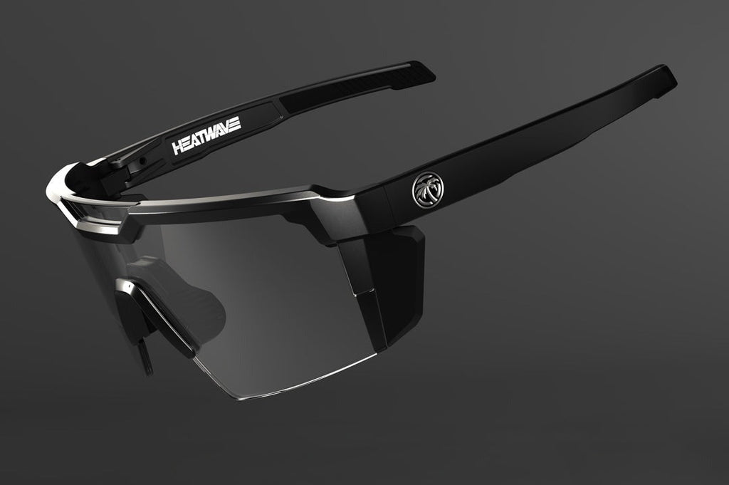 Heat Wave Future Tech Black Frame Photochromic Lens Z87+ Sunglasses