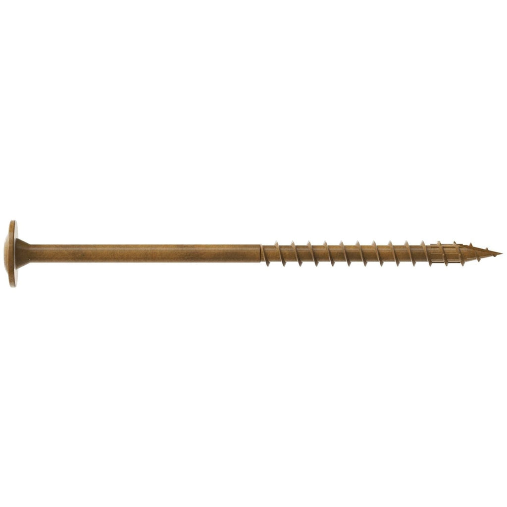 Simpson Strong-Tie CBT08300MB Wafer-Head Construction Screw, #8 x 3-in. T20, Quik Guard, Tan, 1500-Pack