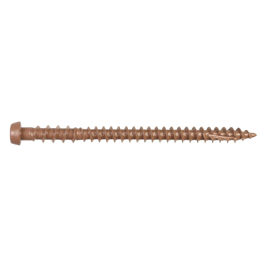 Simpson Strong-Tie DCU234TN03R350 Deck-Drive DCU COMPOSITE Screw, #10 x 2-3/4-in. T20, Quik Guard, Tan 03, 350-Pack