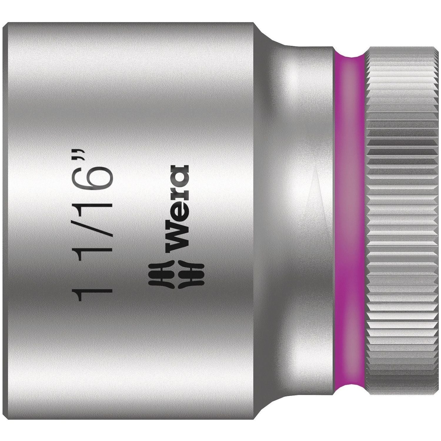 Wera 8790 Hmc Zyklop Socket With 1/2-in. Drive, 1 1/16-in.x40-mm.
