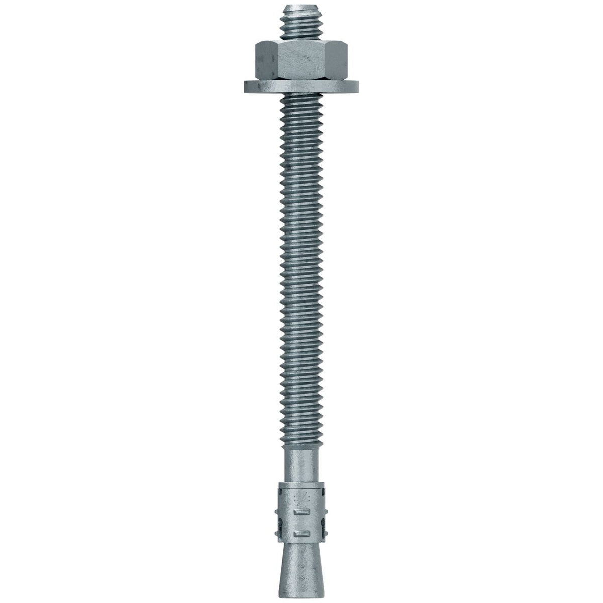 Simpson Strong-Tie STB2-25314MGF100 Strong-Bolt 2, 1/4-in. x 3-1/4-in. Mechanically Galvanized Wedge Anchor, Fully Assembled, 100-Pack