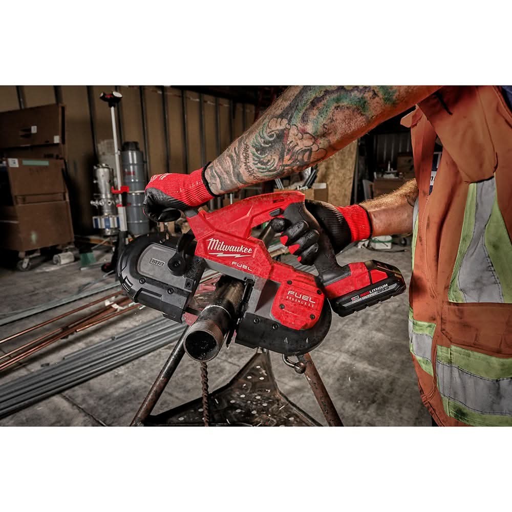 Milwaukee 2829-20 M18 FUEL Compact Band Saw with 5.0Ah Battery