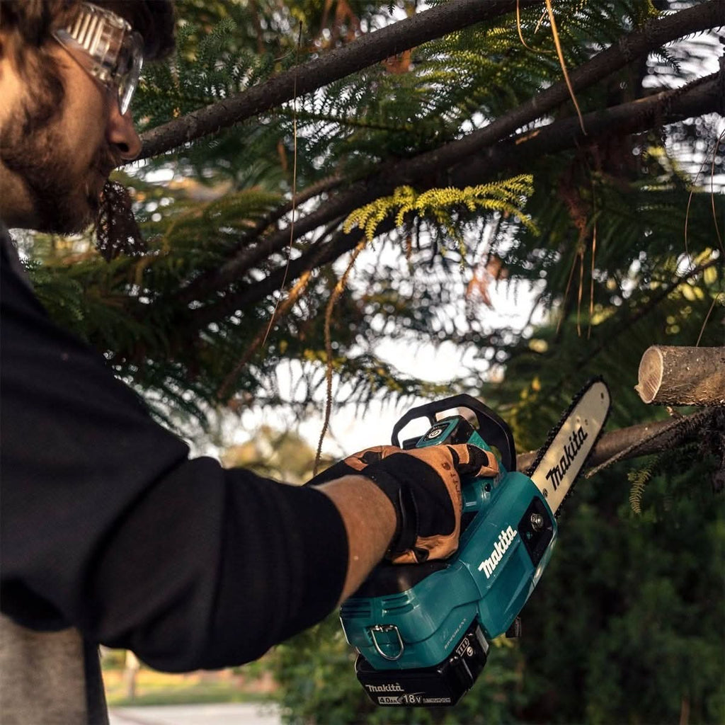 Makita XCU06SM1 18V LXT Lithium-Ion Brushless Cordless 10" Top Handle Chain Saw Kit (4.0Ah)