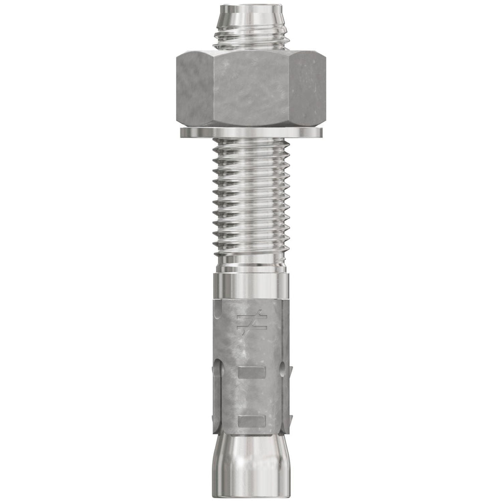 Simpson Strong-Tie STB2-754344SSR10 Strong-Bolt 2, 3/4-in. x 4-3/4-in. Type 304 Stainless-Steel Wedge Anchor, 10-Pack