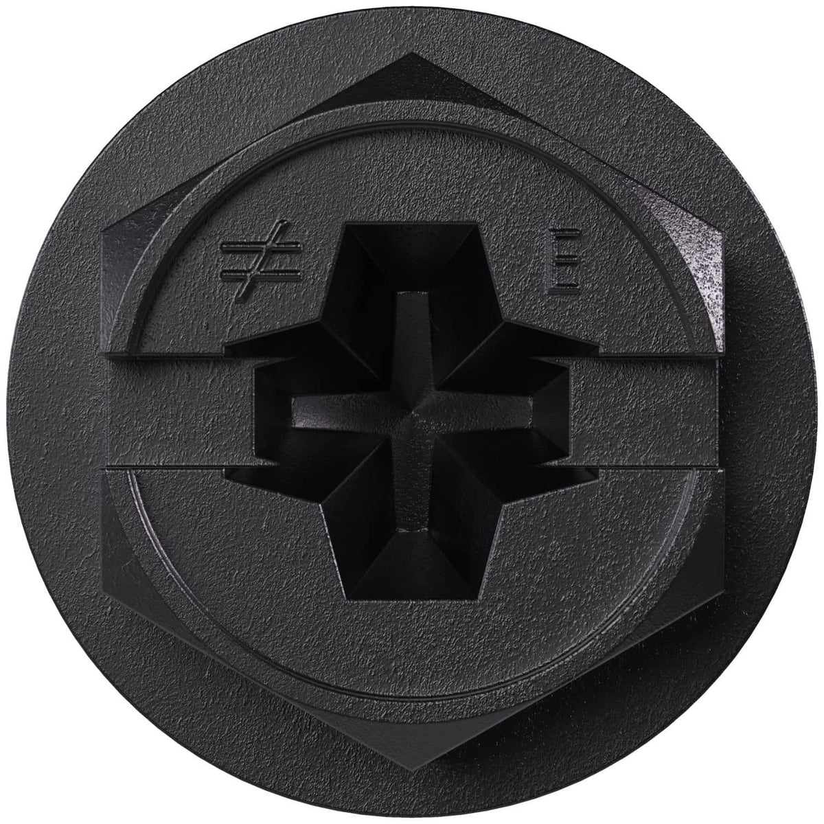 Simpson Strong-Tie TNTBL25334H Titen Turbo, 1/4-in. x 3-3/4-in. Hex-Head Concrete and Masonry Screw, Black, 100-Pack