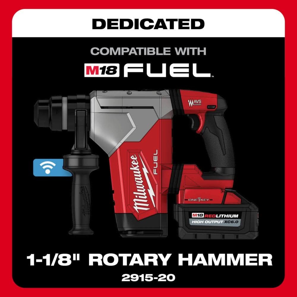 Milwaukee 2915-DE M18 FUEL HAMMERVAC 1-1/8-in. Dedicated Dust Extractor