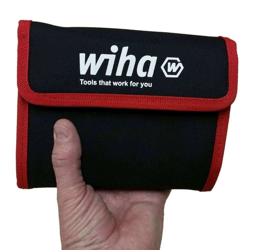 Wiha 28187 ESD Safe Drive-Loc VI Interchangeable Blade 32 Piece Set in Folding Wallet